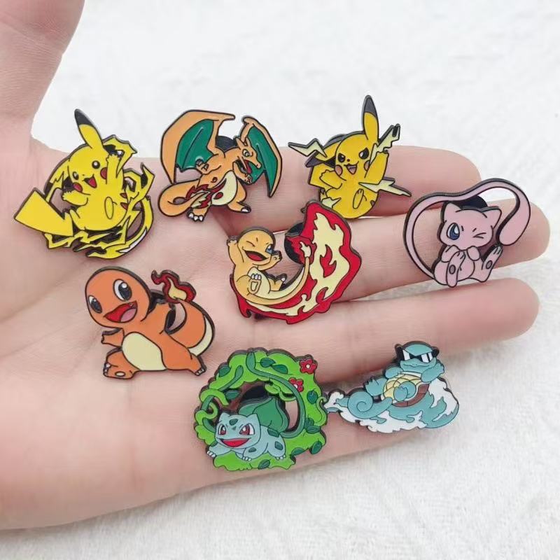 Wedding Yes - 8pcs alloy drip oil cartoon baby