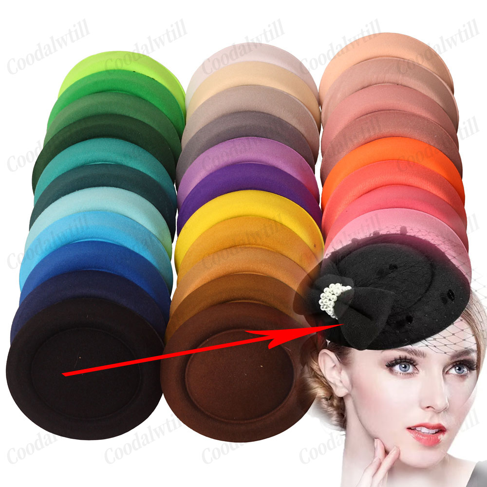 Wedding Floral Supply - 17CM Wedding Top Pillbox Fascinator Base