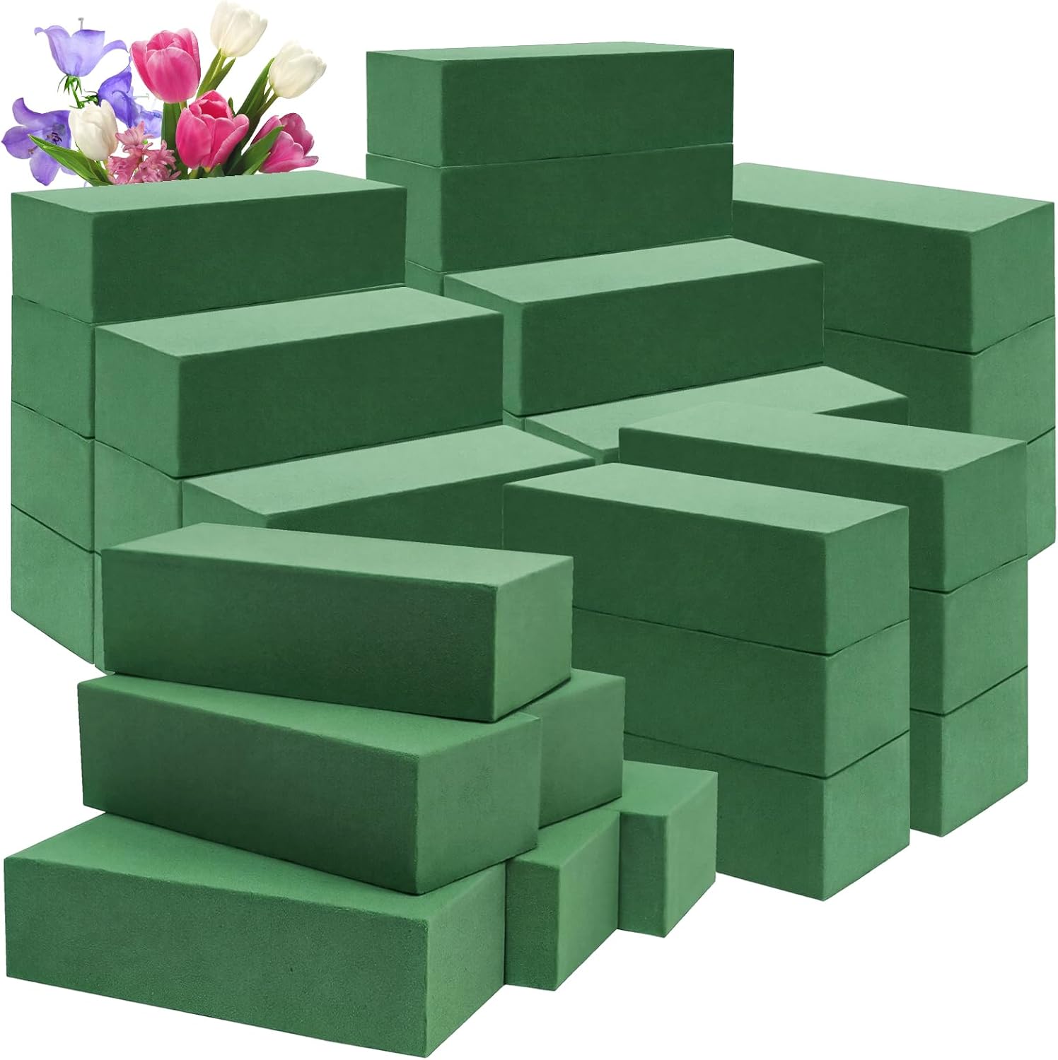 72 Pcs Floral Foam Blocks, Gre - Wedding Floral Supply review and price