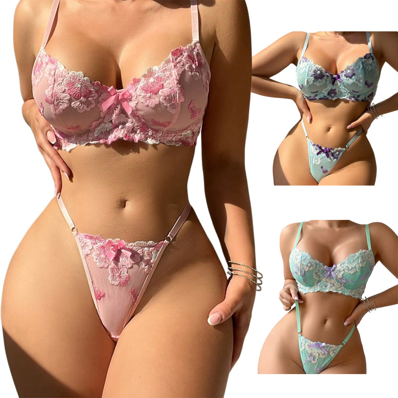 Embroidery Pink Floral Romanti - Good Floral & Wedding Decor Supply Photos review and price