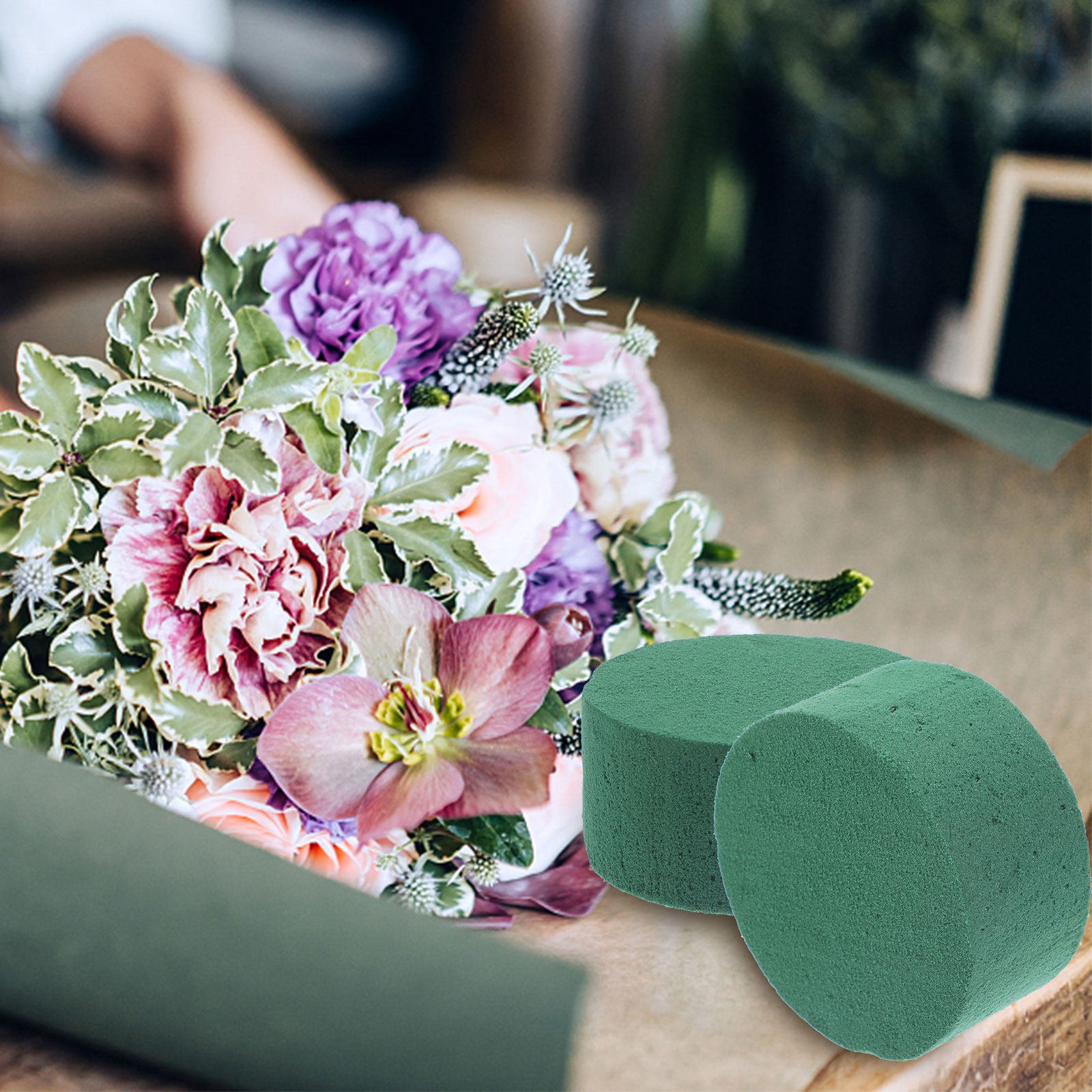 8Pcs Floral Mud Round Flower B - Wedding Floral Supply review and price