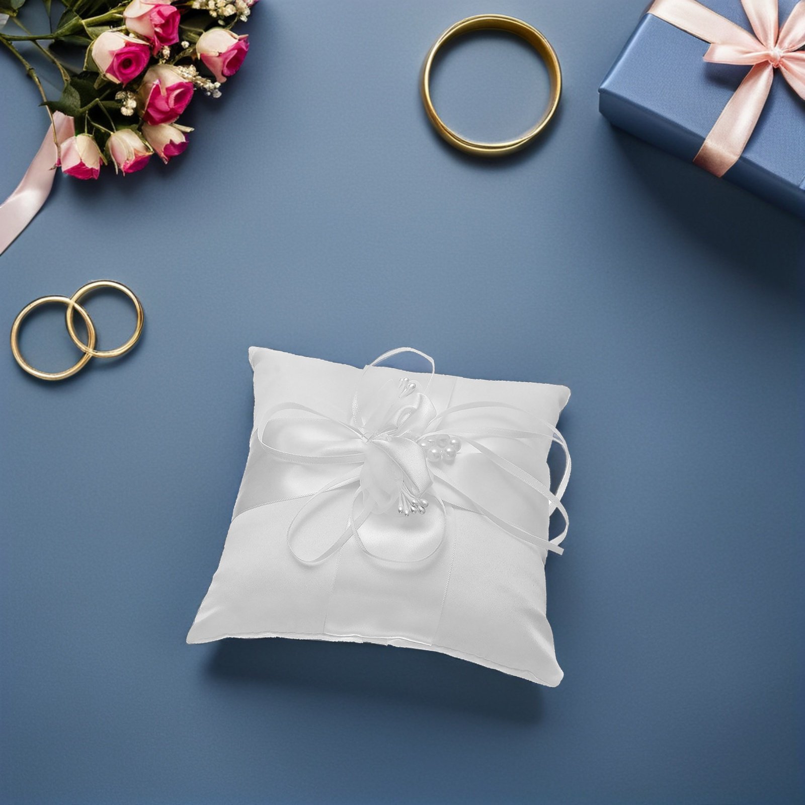 Pearl Flower Wedding Ring Cush - Ring Bearer Pillow review and price