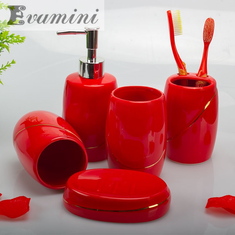 Wedding Gift for Bathroom/Red  - Wedding Bathroom Supply Kit review and price