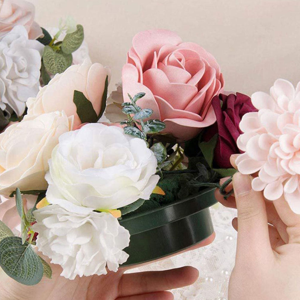 2Pcs Round Floral Mud Floral A - Wedding Floral Supply review and price